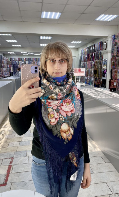 Песня сказочного леса 65, 146х146, шерсть