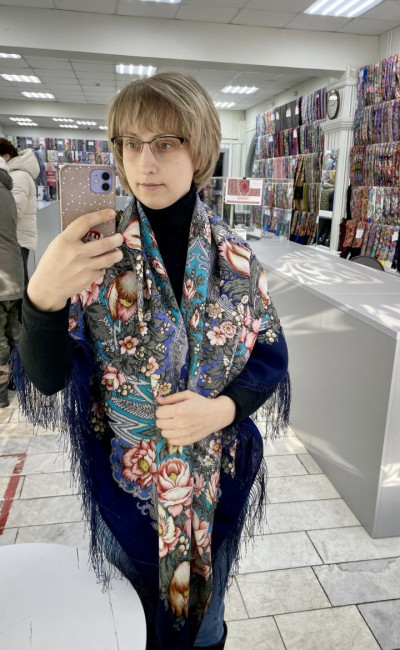 Песня сказочного леса 65, 146х146, шерсть