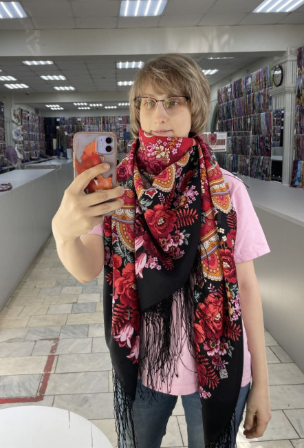 148х148 шаль "В сто сорок солнц закат пылал"_18