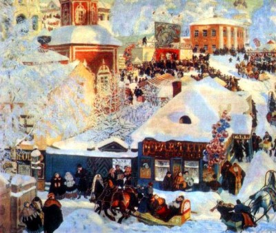 Масленичное гулянье. 1919