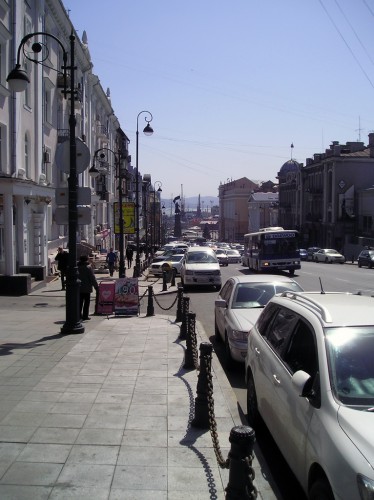 Он же, Океанский проспект, но в сторону площади Борцов за Власть Советов.