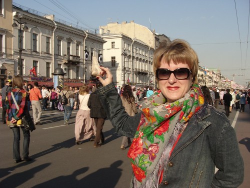 Серый сад на Невском