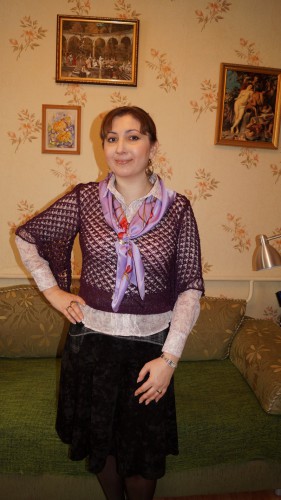 Итальянский полдень. Валерия Фадеева. Атлас, 89х89