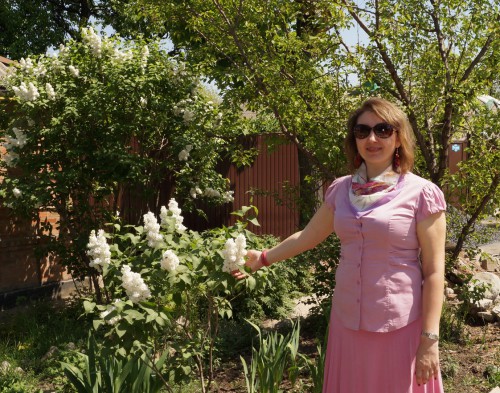 Экспромт-3, шелк, 52х52. Дадонова Ирина