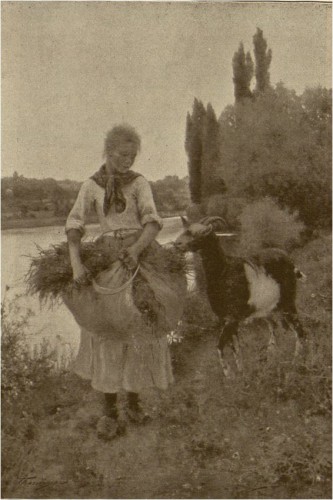 Luis Jimenez Aranda &quot;La niña y la cabra&quot;