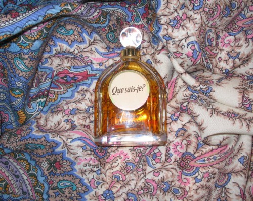 Que sais-Je? из Ma Collection Jean Patou и Восточная сказка