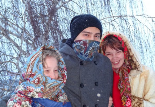 А это мой сынок и любимая племянница
