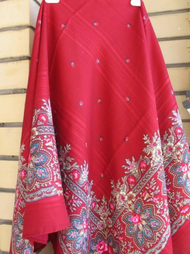 Роза Востока 1066-5 146х146 шерсть с просновками Виктор Зубрицкий