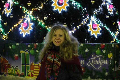 у городской елки
