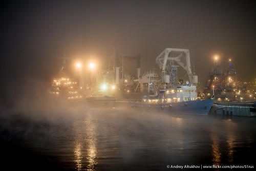 Североморские ночи. На улице до -30°C<br /><br />Автор фото: Andrey Altukhov (flickr.com/photos/51rus)