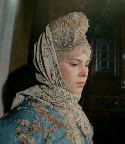 Костромской сборник, вышитый жемчугом, с жемчужной поднизью. Пер.пол. XIXв.