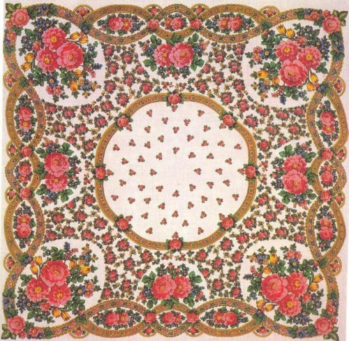 Ольшевская З.А. Шаль &quot;Боярышня&quot;. 1980 год