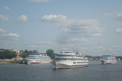 Город Кострома,река Волга
