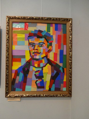 Лутаев Павел. &quot;Я&quot;. Бумага, коллаж.