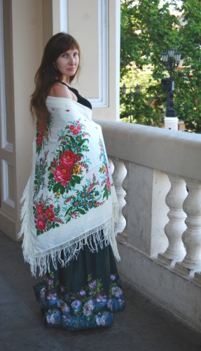 Хлопковая шаль