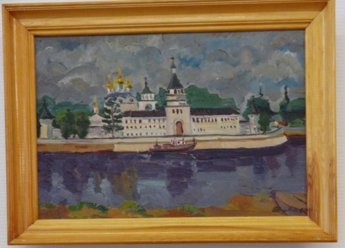 Голубин В.С. Ипатьевский монастырь. 2002 г. Картон, масло.